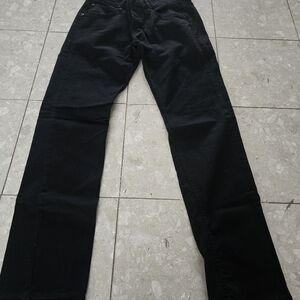 Men's Hudson Byron Five Pocket Straight Black Jeans 32x33